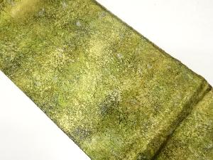 引箔　抽象模様織り出し袋帯